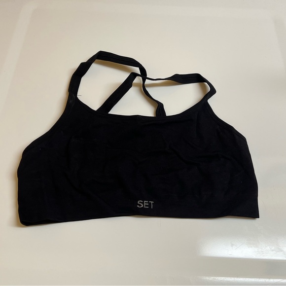 NWOT SET ACTIVE Luxform Racer Box Bra in Onyx - Picture 2 of 5